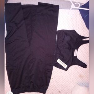 New with tags size small black no boundaries tank and skirt matching black